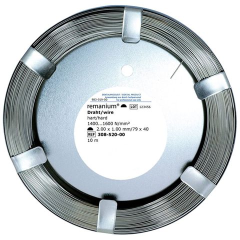 Half Round Wire 2.00 x 1mm 10 M