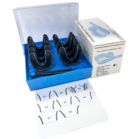 Introductory Pack Upper 50 Dentate Disposable Greyish Black
