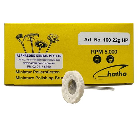 Muslin Cloth Mini Buff Stitched 22mm DIA