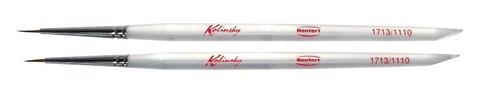 Kolinsky Brushes Sizes 1/0 2pcs