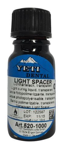Yeti Light Curing Spacer Clear 10mL (Expired 08/2023) - Clearance