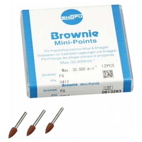 Shofu Brownie FG Mini-Point PN0413 12pcs