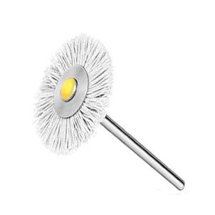 Abraso-Fix Round Brush Yellow Extra Fine 22mm 8pcs