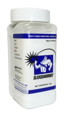 Sledgehammer Clear 1lb Powder - Self Cure