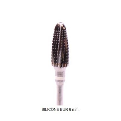 Silicone Bur 6mm Cross Cut Coarse