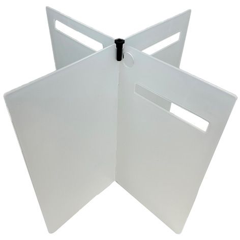 Plaster Trap/Water Separator 2 x Baffles With Cross