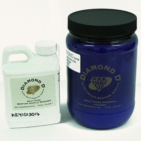 Diamond D Original 1lb Powder + 8oz Liquid Heat Cure