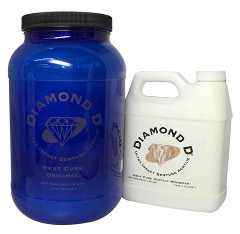 Diamond D Original 5lb Powder + 1qt Liquid Heat Cure