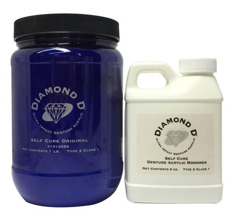 Diamond D Original 1lb Powder + 8oz Liquid Self Cure