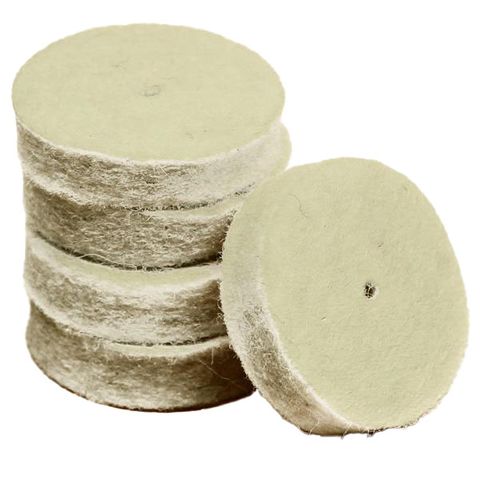 Felt Wheels Soft 534S 1 x 3/16in 100pcs