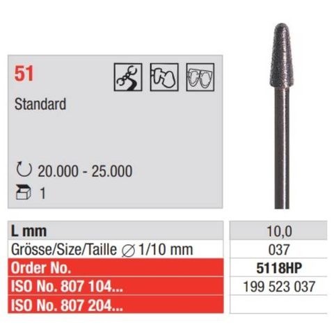 Sintered Diamond E5118HP STD 1pce