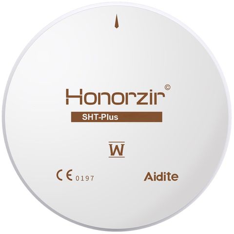 White SHT-PW Honozir Zirconia Blank 98x16 HT