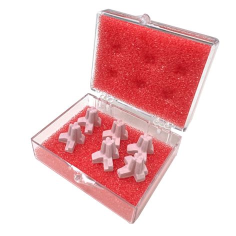 Firing Pegs Color Pink Small Molar Set 6pcs