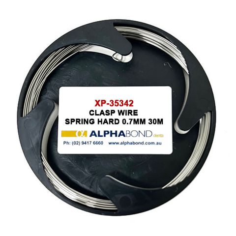 Chromium Round Spring Hard Clasp Wire 0.7mm 30m