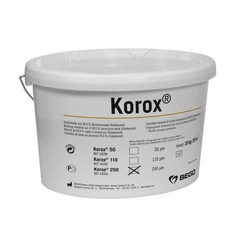 Korox 250um Corundum Blasting Material 20kg