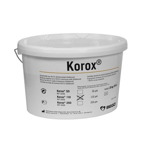 Korox 110um Corundum 20kg Blasting Material