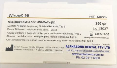 Wiron 99 NI-Chrome Ceramics 250g