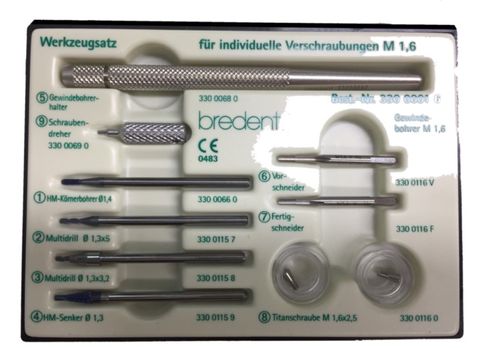 Tool Set Wkzh 1.6 For Tap/Screws 10pcs