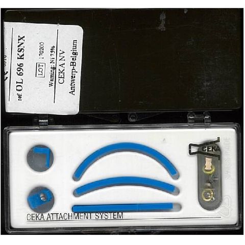 Blue Plastic Backplate Noprax