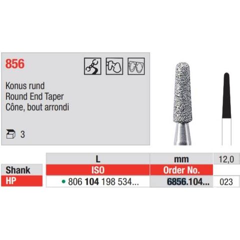 Diamond Bur 6856.023HP