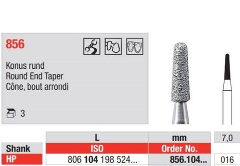 Diamond Bur 856.104.016 HP