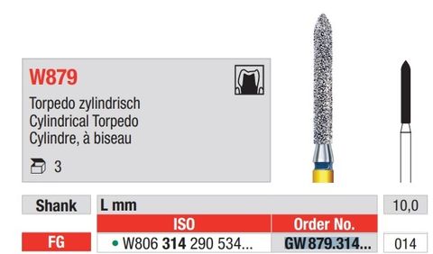 Diamond FG GW879.314.014 White Tiger 3pcs