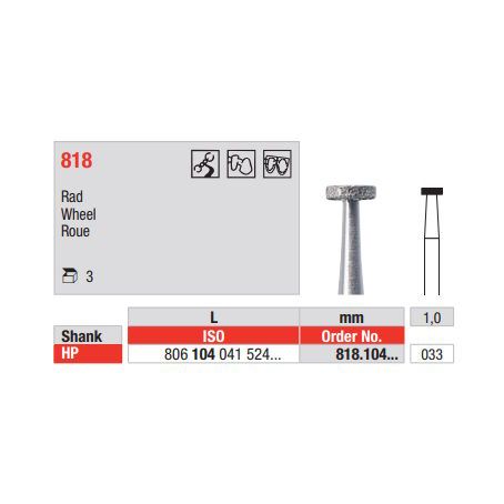 Diamond Bur 818.033 HP