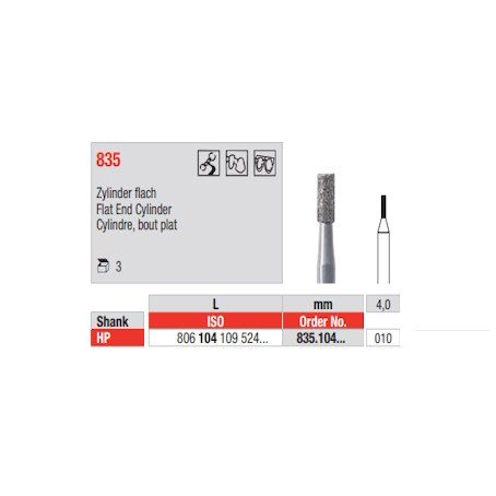 Diamond Bur 835.010 HP