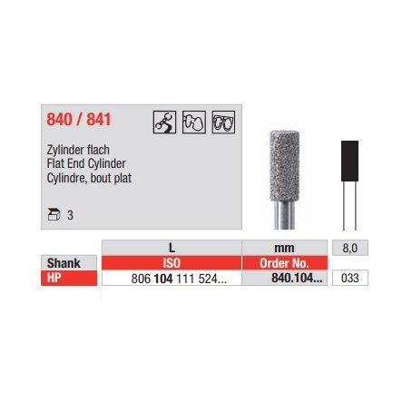 Diamond Bur 840.033 HP