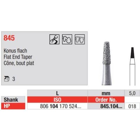 Diamond Bur 845.018 HP