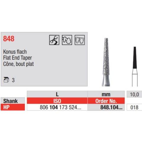Diamond Bur 848.018 HP