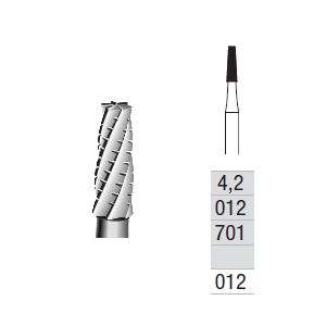 Tungsten Carbide Bur Fig 33.012HP 5pcs