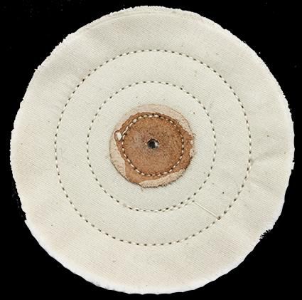 Alphabond White Calico Mops/Buffs Stitched 4 x 30 Ply