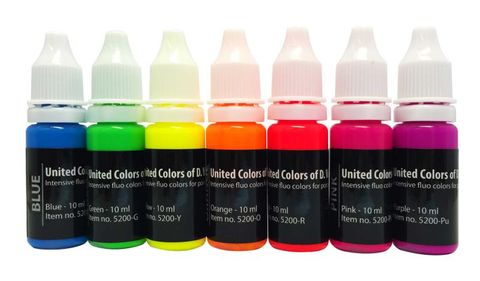 Intensive Fluo Colours Porcelain 7pcs