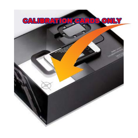 Calibration Cards Set 2pcs D Low & HI