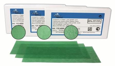 Wax Sheets Fine Stipple 0.35mm Green