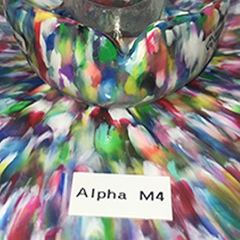 Marble Blue Multi Special Square 125mm x 4mm