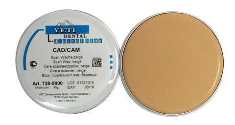 Yeti CAD/CAM Scanwax Beige 45g