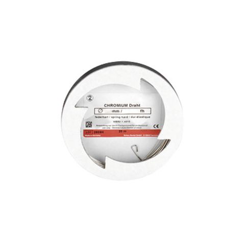 Chromium Round Spring Hard Clasp Wire 1.00mm 10m