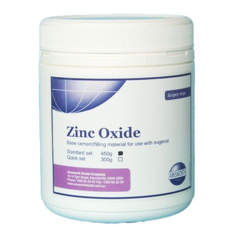 Ainsworth Zinc Oxide 450g