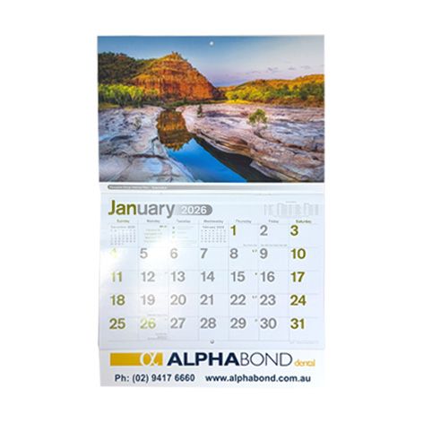 Alphabond Wall Calendar *Complimentary