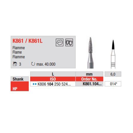 Diamond Bur K861.104.014