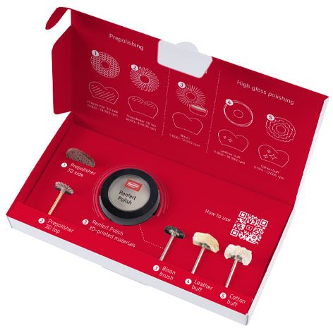 Renfert 3D-printed materials polishing starter kit