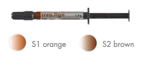 Crealign Stain Orange Gel Light Cure Composite *Expiry 31/03/27