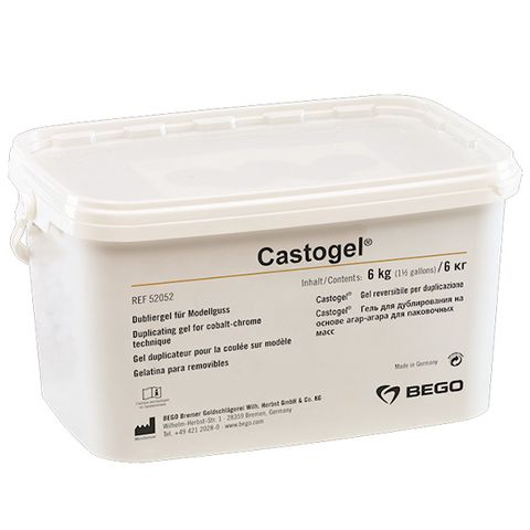 Castogel Duplicating Material 6kg Partials *Clearance (Expiry 01/2027)