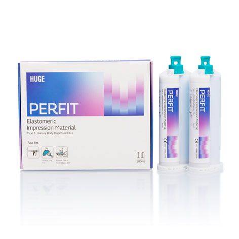 Perfit Heavy Body Clear Fast Set 2 x 50ml with Tips
