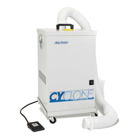 Cyclone Dust Collector with 6' x 2.5" Hose