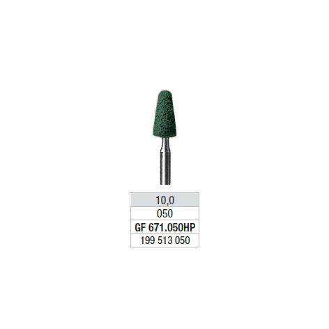 Ceramic Abrasive Green Round Inverted Cone 12pcs