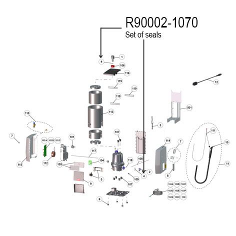 Power Steamer - Set of Seals