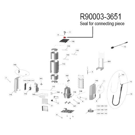 Power Steamer - Seal for Connecting Piece